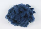 نيلي - الأزرق الملون المعاد تدويره البوليستر التيلة الألياف - مقاومة 3D * 32MM